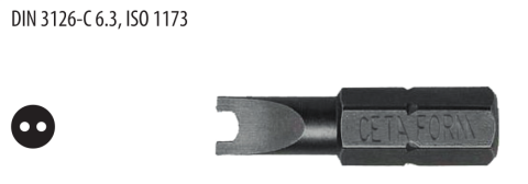 Ceta Form CB/SP08 Anahtar Tip Güvenlik Bits Uç - 8x25 mm