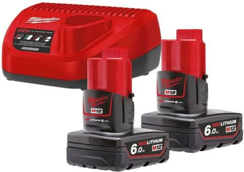 Milwaukee M12 NRG-602 AKÜ+ŞARJ CİHAZI PAKET
