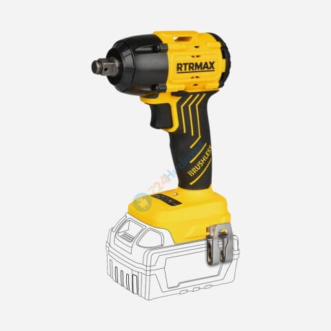 RTRMAX RTS5030B Akülü Somun Sıkma Kömürsüz 1/2 350Nm *Aküsüz* Rtrmax S-Lion