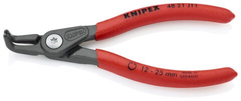 Knipex 48 21 J11 Ağır Hizmet Eğri İç Segman Pensi