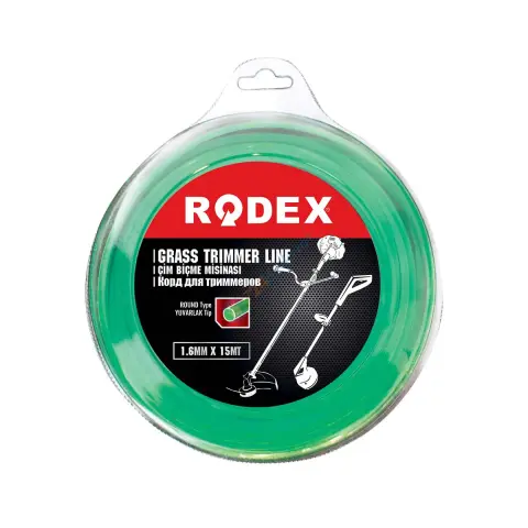 RODEX TIRPAN MİSİNASI YEŞİL YUVARLAK 4.0MMX31M BLİSTER (10/20)