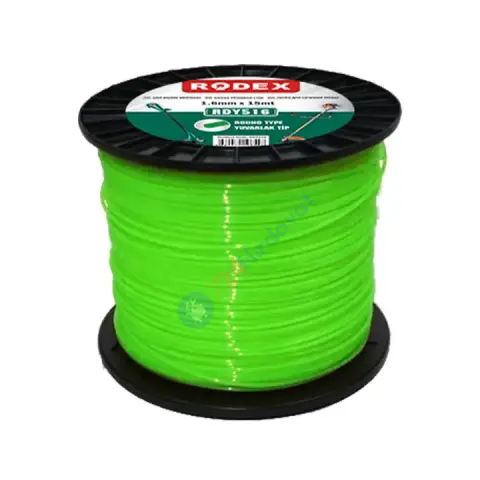 RODEX TIRPAN MİSİNASI YEŞİL YUVARLAK 3.3MMX888M BOBİN (1)
