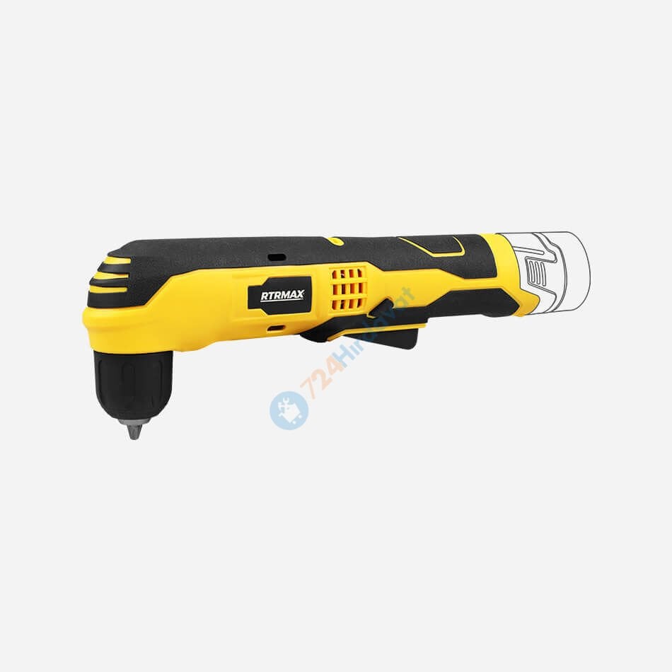 RTRMAX RTX1219B Akülü Köşe Matkap 12V  *Aküsüz* Rtrmax X-Lion