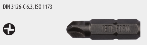 Ceta Form CB/864 1/4'' TORQ-SET Bits Uç - No.4 x 25 mm
