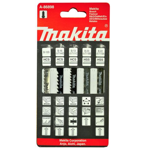 Makita A-86898 5li Paket Dekupaj Testere Bıçak Seti