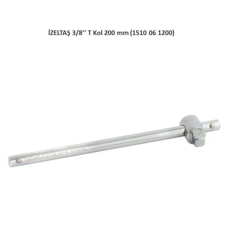 İzeltaş 3/8'' T Kol 200 Mm