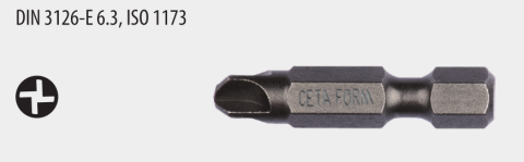 Ceta Form CB/860300 1/4'' TORQ-SET Power Bits Uç - No.0 x 32 mm