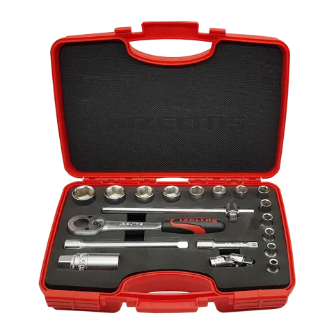 İzeltaş 3/8'' Altı Köşe Lokma Takımı 19 Parça