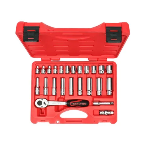 İzeltaş 3/8'' Altı Köşe Lokma Anahtar Seti 24 Parça