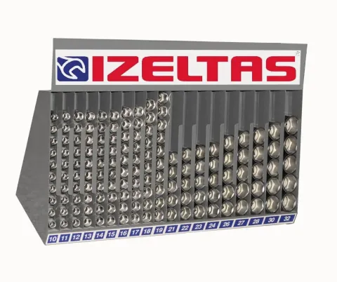 İzeltaş 1/2'' Lokma Anahtar Sehpası ( Dolu - 145 )