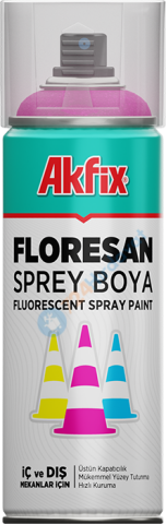 Akfix SPREDFL Floresan Kırmızı Sprey Boya