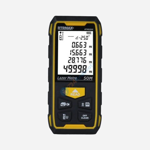 RTRMAX RTM035G 50 Mt Şarjlı Yeşil Lazer Mesafe Ölçer Rtrmax