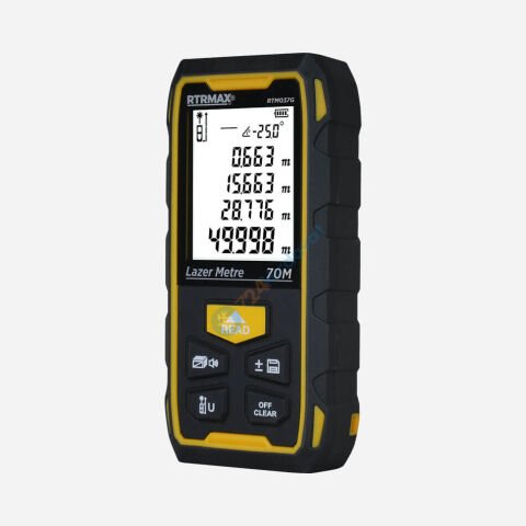 RTRMAX RTM037G 70 Mt Şarjlı Yeşil Lazer Mesafe Ölçer Rtrmax