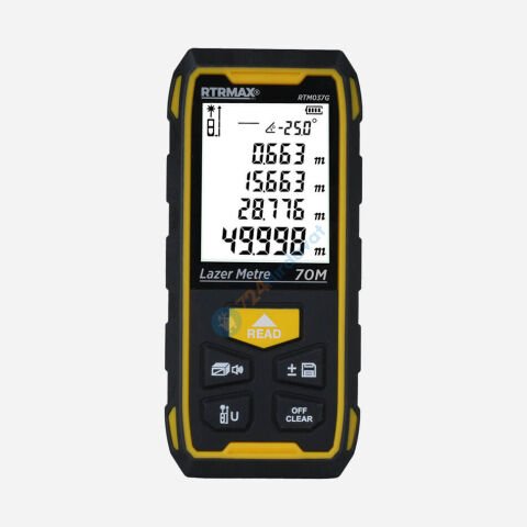 RTRMAX RTM037G 70 Mt Şarjlı Yeşil Lazer Mesafe Ölçer Rtrmax
