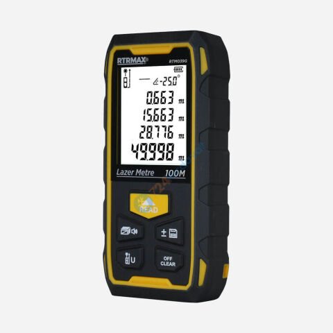 RTRMAX RTM039G 100 Mt Şarjlı Yeşil Lazer Mesafe Ölçer Rtrmax