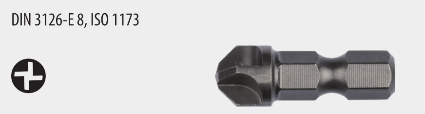 Ceta Form CB/861314 5/16''  TORQ-SET Power Bits Uç - No.1/4 x 32 mm