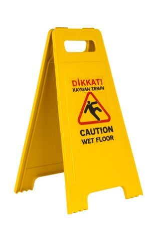 MAXSAFETY MS1-4001 - KAYGAN ZEMİN UYARI LEVHASI