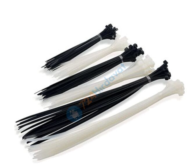 RODEX 8.0X550 PLASTİK KABLO BAĞI NATUREL (BEYAZ) (S80550T)