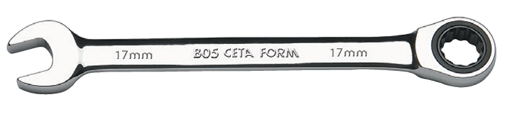 Ceta Form B05-08 C-GEAR Cırcırlı Kombine Anahtar (Düz) - 8 mm