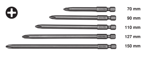 Ceta Form CB/1523 1/4'' Yıldız Bits Uç - PH3 x 150 mm