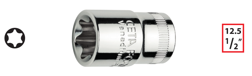 Ceta Form C26-22 Dış TORX Lokma Anahtar - E22