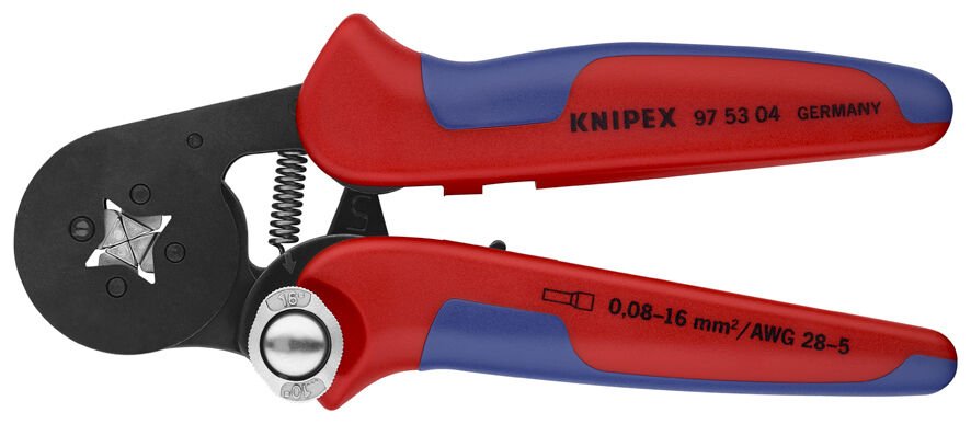Knipex 97 53 04 Dörtçene Yüksük Sıkma Pensi