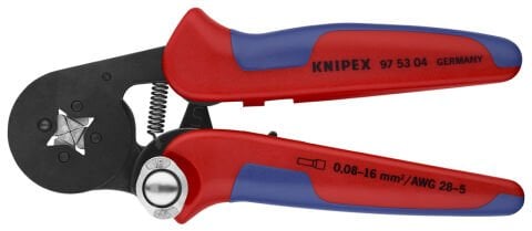 Knipex 97 53 04 Dörtçene Yüksük Sıkma Pensi