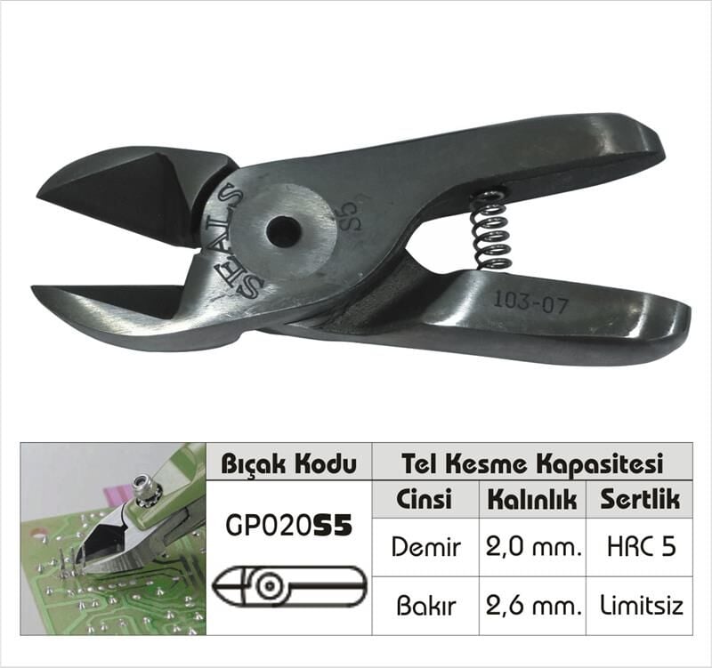 Gison GP020S5 Yan Keski Yedeği