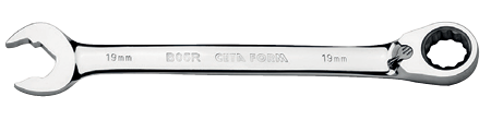 Ceta Form B05R-12 C-GEAR Cırcırlı Kombine Anahtar (Özel Ağızlı) - 12 mm