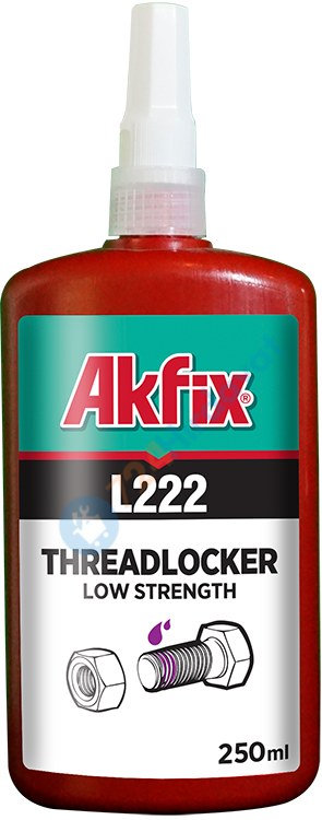 AKFİX L222_02 CİVATA SABİTLEYİCİ DÜŞÜK KUVVET 250ML