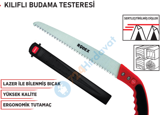 RODEX METAL KİLİTLİ BUDAMA TESTERESİ 240MM (TS2401) (6/36)