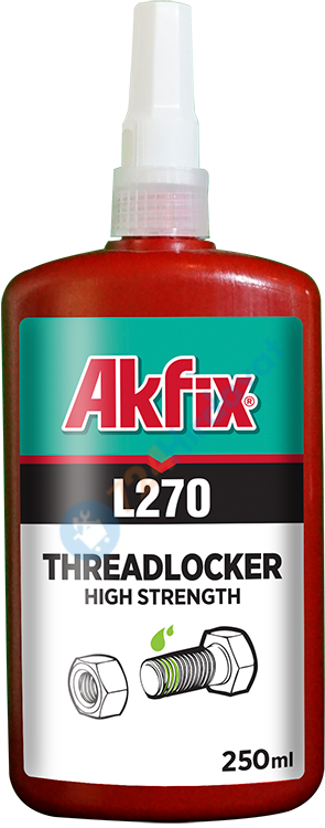 AKFİX L270_02 CİVATA SABİTLEYİCİ YÜKSEK KUVVET 250ML