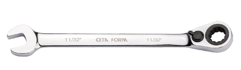 Ceta Form B05AR-0104 C-GEAR Cırcırlı Kombine Anahtar (Mandallı) - 1/4''