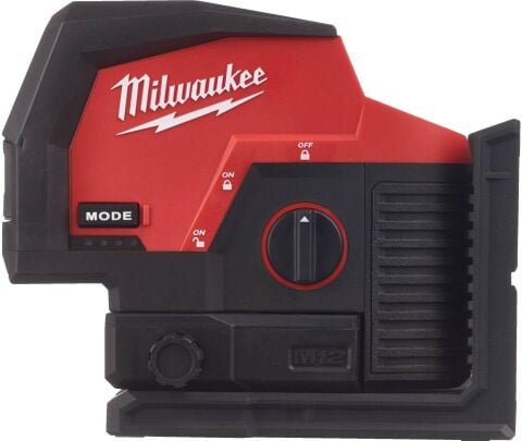 Milwaukee M12 CLLP-0C YATAY-DİKEY YEŞİL LAZER TERAZİ + ŞAKÜL ( akü ve şarj cihazı dahil değildir )