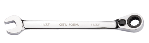 Ceta Form B05AR-0508 C-GEAR Cırcırlı Kombine Anahtar (Mandallı) - 5/8''