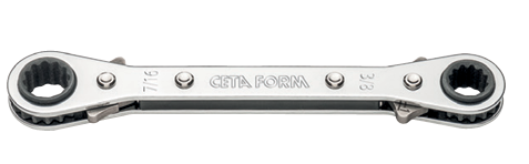 Ceta Form B07A-0102 Cırcırlı Yıldız Anahtar (Düz) - 1/4''x5/16''