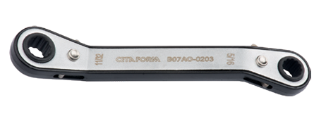 Ceta Form B07AO-0102 Cırcırlı Yıldız Anahtar (Eğik) - 1/4''x5/16''