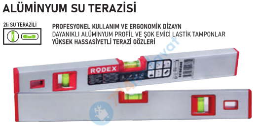 RODEX 50CM ALÜMİNYUM  SU TERAZİSİ MIKNATISSIZ (KST705) (30)