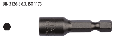 Ceta Form BT/0742 1/4'' Manyetik Lokma Uç - 7.0 x 42 mm