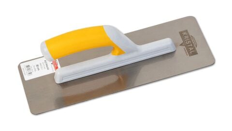 Kristal Açık Plastik Saplı Radyüslü Alçı Malası 35 cm Kod: 36711