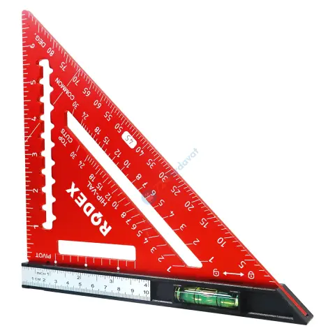 RODEX ALÜMİNYUM ÜÇGEN CETVEL (GNAT17) (4/40)