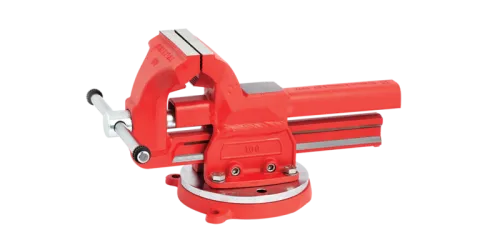 İzeltaş Dövme Çelik Mengene (Döner Tabla Dahil) 150 Mm