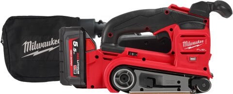 Milwaukee M18 FBTS75-552X AKÜLÜ BANT ZIMPARA 75 mm