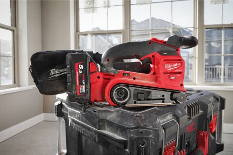 Milwaukee M18 FBTS75-552X AKÜLÜ BANT ZIMPARA 75 mm