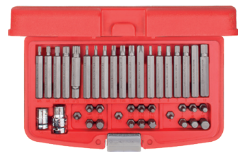 Ceta Form C28-SS40 40 Parça H10 TORX-Allen-XZN Lokmalı Bits Uç Takımı (Metal Kutulu)