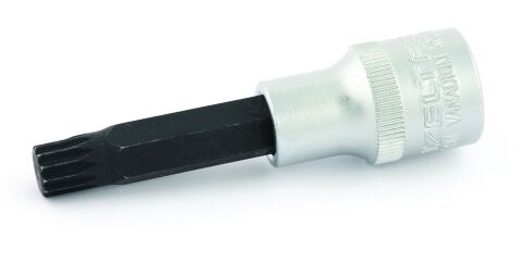 İzeltaş 1/2'' On İki Köşe M 8 Lokmalı Bits Uç Yivli  (80 Mm)