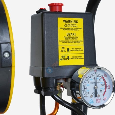 RTRMAX RTM7450 Yüksek Hızlı Yağsız Hava Kompresörü 50 Lt 2.0 Hp Rtrmax