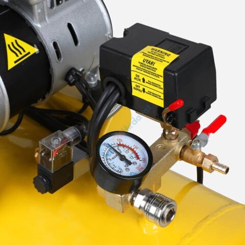 RTRMAX RTM738 Sessi̇z Hava Kompresörü 100 Lt 3*1.0 Hp/3*0.75 Kw Rtrmax
