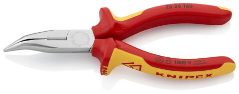 Knipex 25 26 160 VDE Eğri Ağız Kargaburun