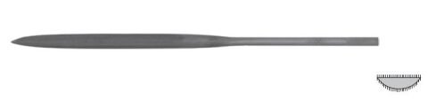 Ceta Form J75-HR26 Yarım Yuvarlak Saatçi Eğesi - 6''/160 mm